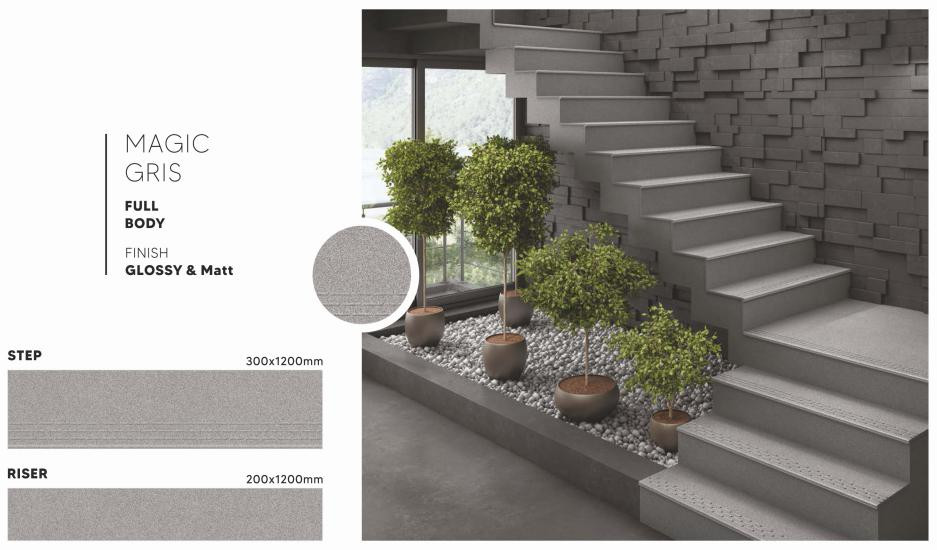 outdoor stone step riser granite stairs 4ft length matt surface ...